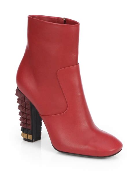 monogram fendi boots with red leather trim|Women's Luxury Boots & Designer Ankle Boots in .